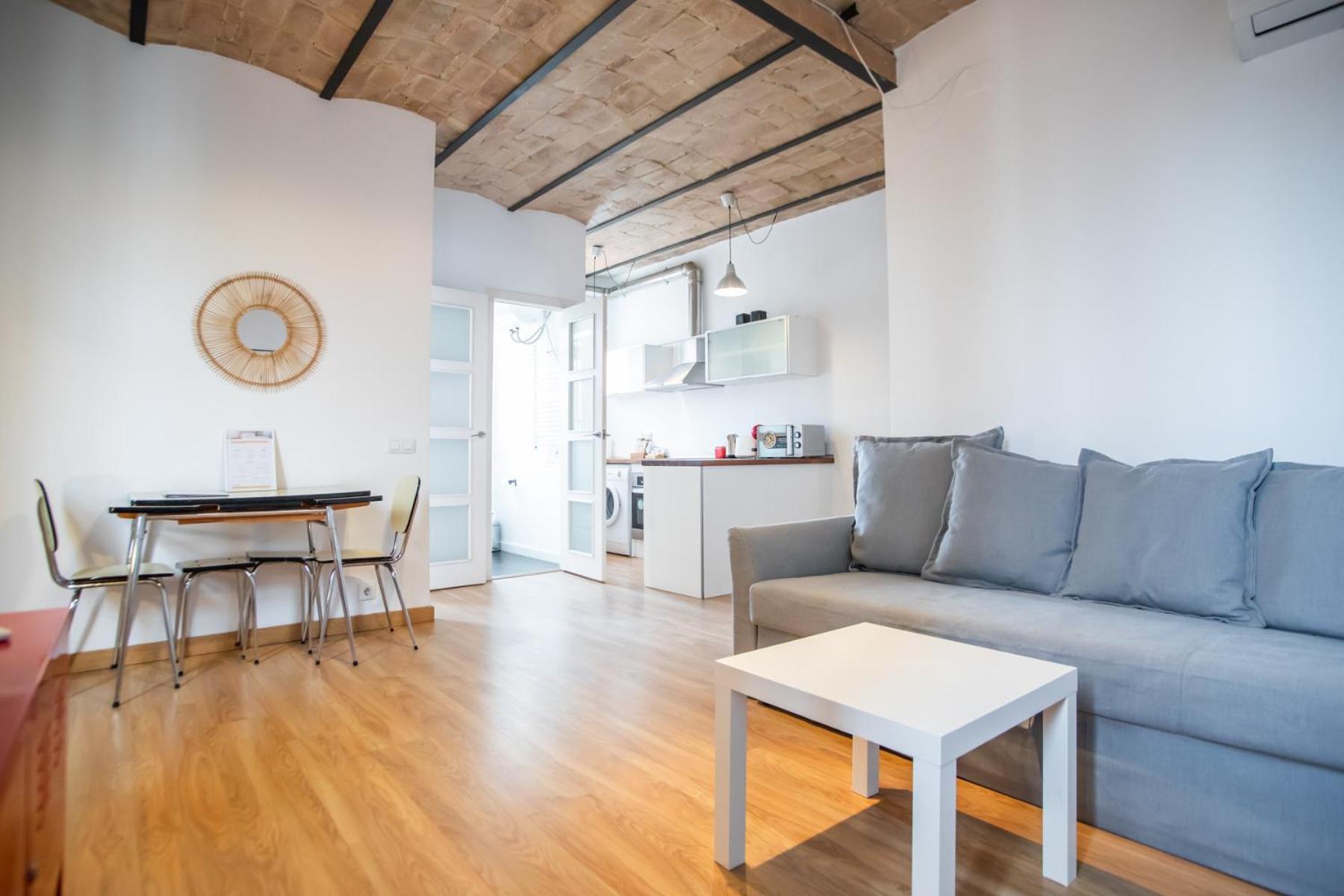 51no1058 - Bright 1bed Flat In Poble Sec Barcelone